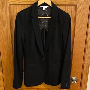 Old Navy Classic Black Blazer Size Medium Tall